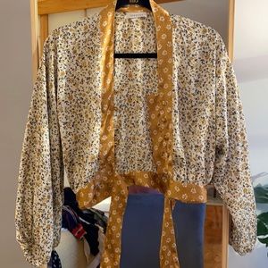 TopShop Floral Blouse